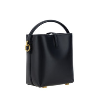 Saint Laurent Le 37 Leather Shoulder Bag — Black