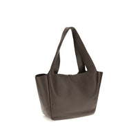 Saint Laurent Le 5 À 7 Bea Deerskin Leather Shoulder Bag — Brown