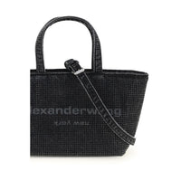Alexander Wang Punch Crystal Embellished Shoulder Bag