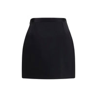 Versace Wool A-Line Mini Skirt
