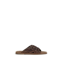 Miu Miu Leather Flat Strap Sandal