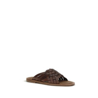 Miu Miu Leather Flat Strap Sandal