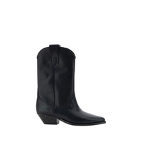 Isabel Marant Leather Ankle Boots in Black