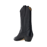 Isabel Marant Leather Ankle Boots in Black