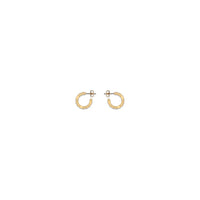 Versace Greca Motif Gold Hoop Earrings
