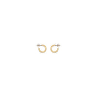 Versace Greca Motif Gold Hoop Earrings