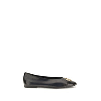 Tory Burch Charlie Goatskin Ballet Flat — Black