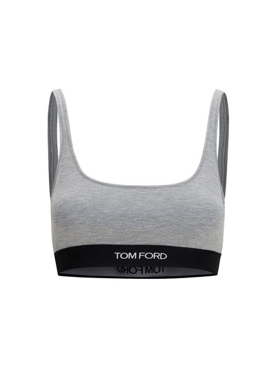 Tom Ford Modal Sports Bra — Grey