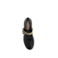 Burberry Robin Check Strap Leather Ballet Flat