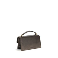 Golden Goose Venezia Leather Handbag — Brown
