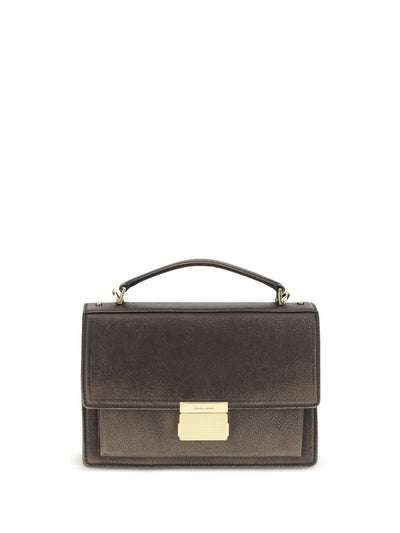Golden Goose Venezia Leather Handbag Large — Brown