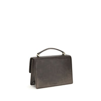 Golden Goose Venezia Leather Handbag Large — Brown