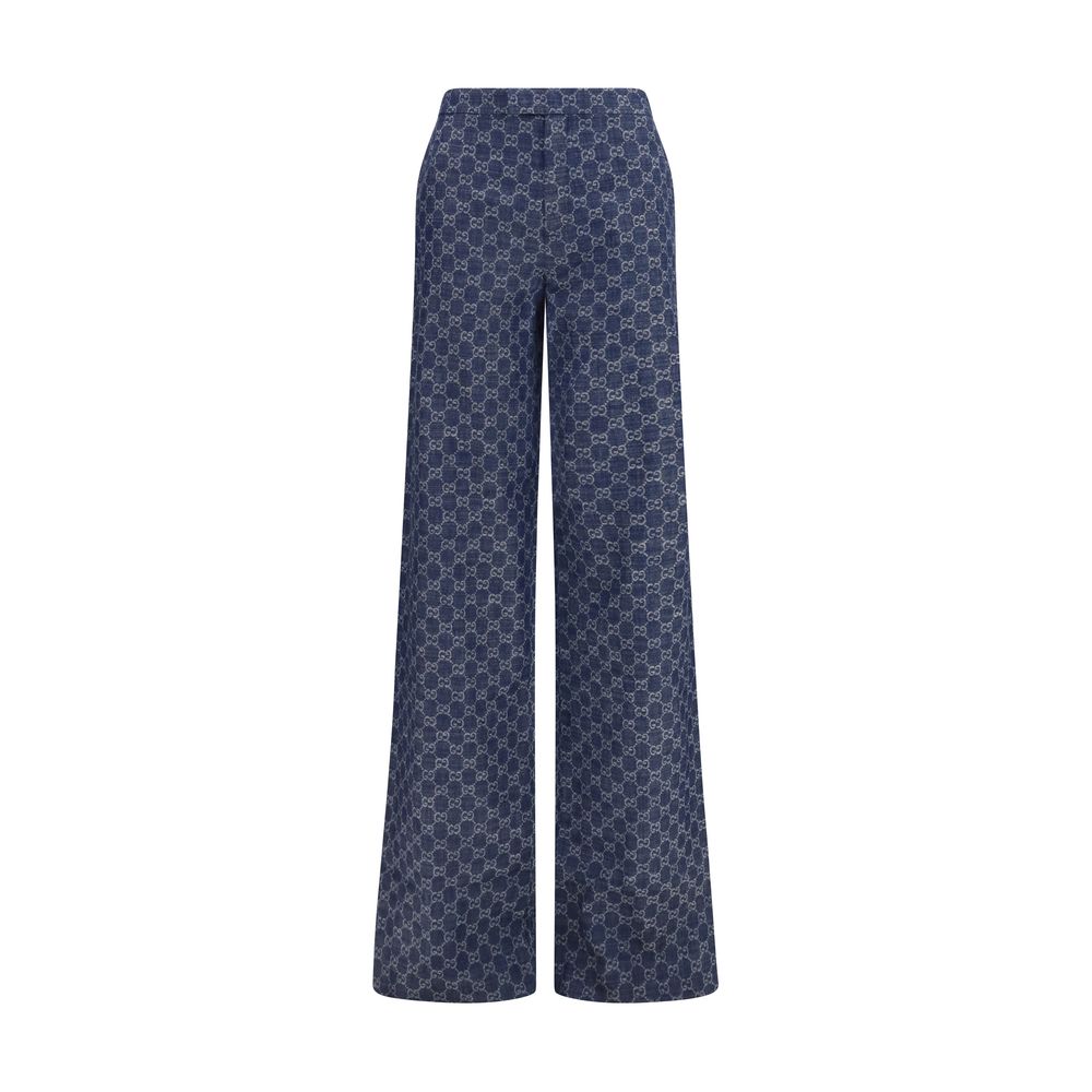 Gucci GG Jacquard Denim Trousers