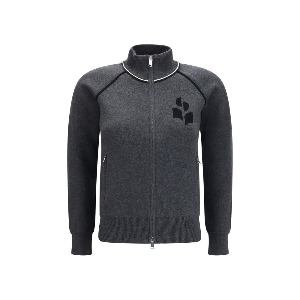 Isabel Marant Étoile Lanya Zip Cardigan in Grey