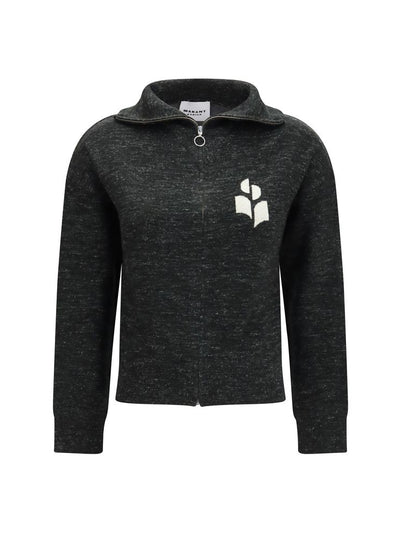 Isabel Marant Étoile Coxy High-Neck Sweatshirt in Black