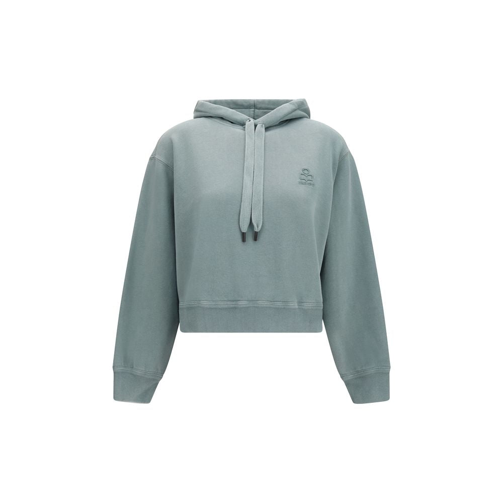 Isabel Marant Étoile Salmy Logo Hoodie in Grey