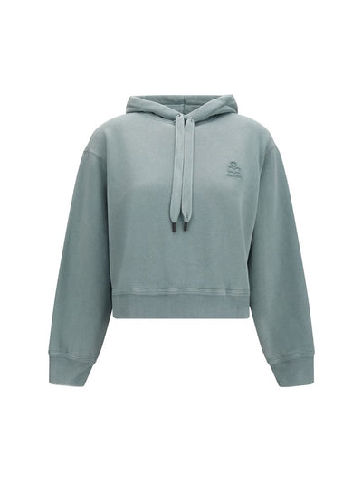 Isabel Marant Étoile Salmy Logo Hoodie in Grey