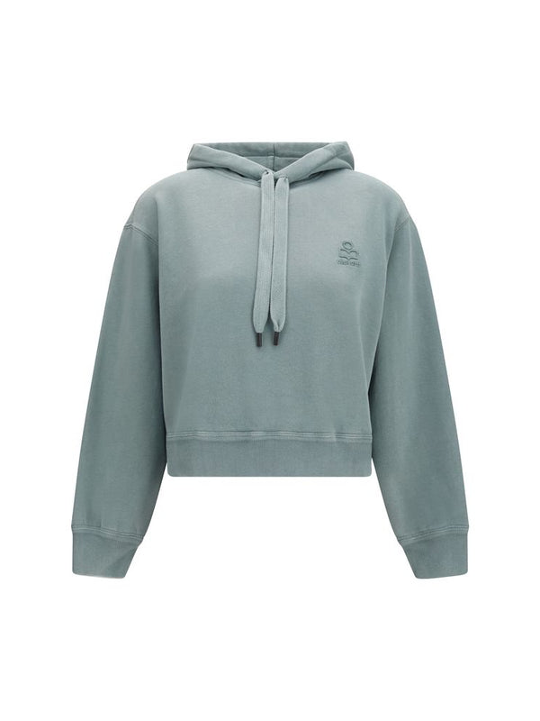 Isabel Marant Étoile Salmy Logo Hoodie in Grey
