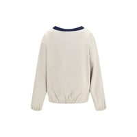 Miu Miu Pongé Tech Basketball Sweatshirt
