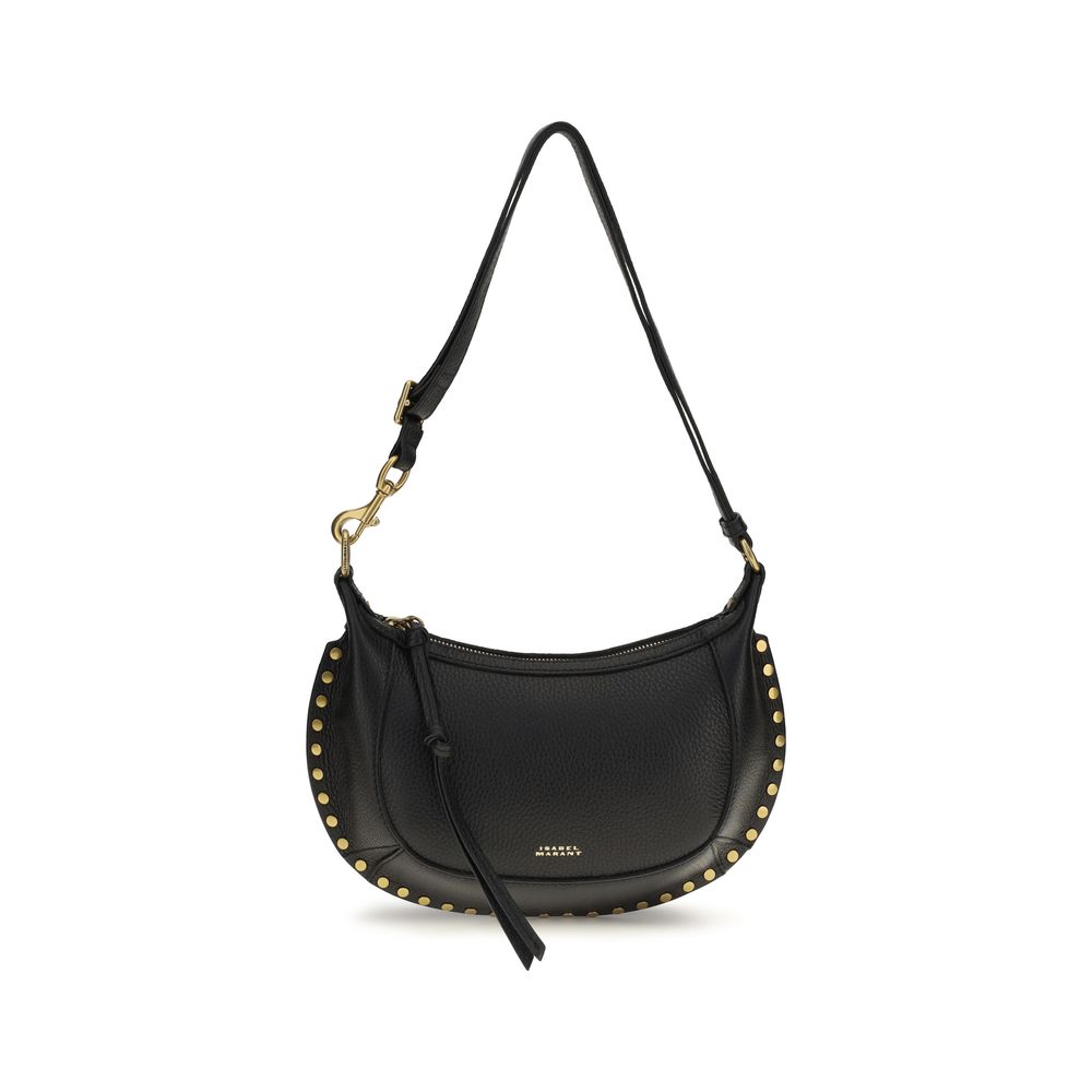 Isabel Marant Oskan Moon Shoulder Bag in Black