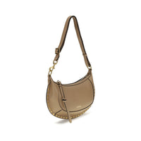 Isabel Marant Oskan Moon Shoulder Bag in Beige