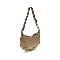 Isabel Marant Oskan Moon Shoulder Bag in Beige