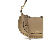 Isabel Marant Oskan Moon Shoulder Bag in Beige