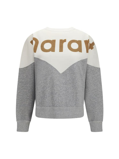 Isabel Marant Étoile Houston Logo Sweatshirt in Grey