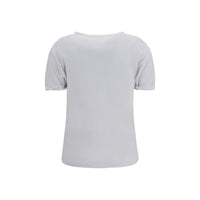 Isabel Marant Étoile Koldia Logo T-Shirt in White Linen