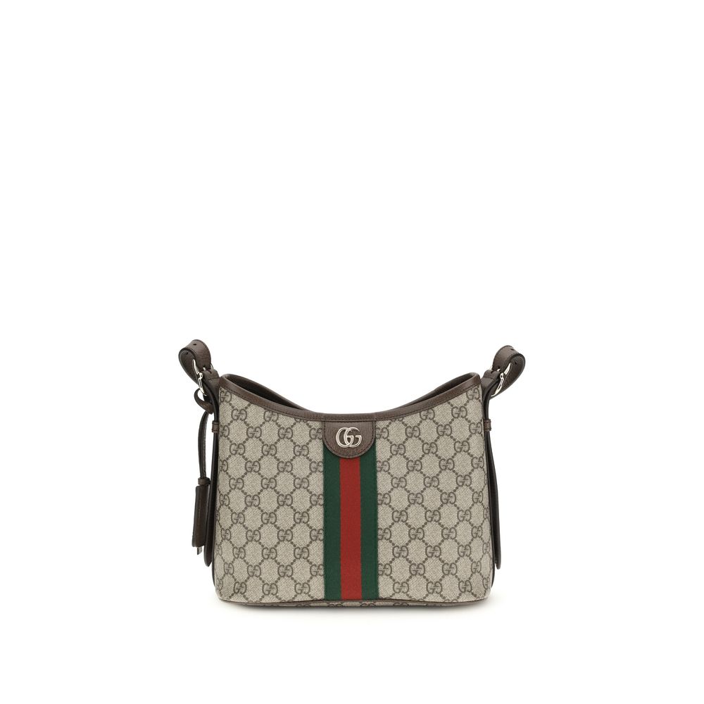 Gucci Ophidia GG Shoulder Bag — Beige