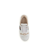Gucci Screener Leather Sneakers — White