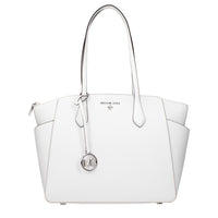 Michael Kors White Leather Shoulder Bag