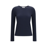 Max Mara Ribbed Knit Sweater — Blue