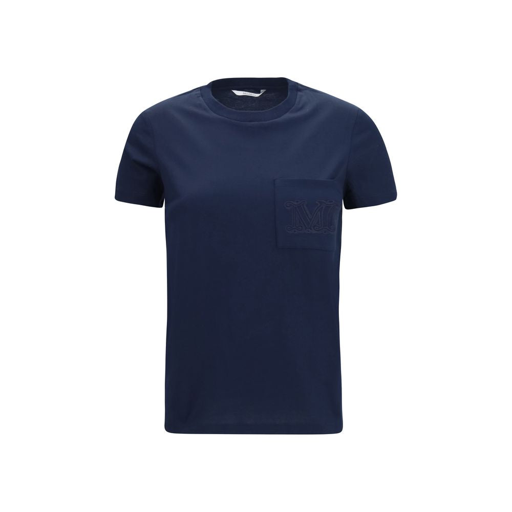 Max Mara Papaia Monogram T-Shirt — Blue