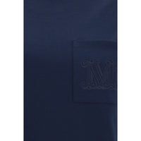 Max Mara Papaia Monogram T-Shirt — Blue
