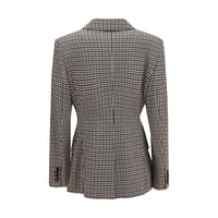 Max Mara Eccelso Houndstooth Blazer — Multicolor