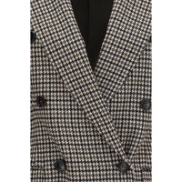 Max Mara Eccelso Houndstooth Blazer — Multicolor
