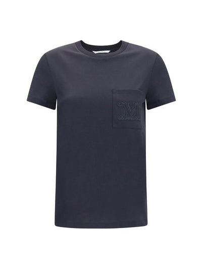 Max Mara Papaia Monogram T-Shirt — Black