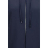Max Mara Fidato Hooded Sweatshirt — Blue
