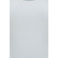 Max Mara Ribbed Jersey Tank Top — White
