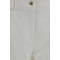 Max Mara Adorni Cropped Pants — White