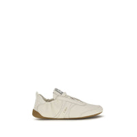 Chloé Beige Fabric Kick Sneakers