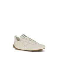 Chloé Beige Fabric Kick Sneakers