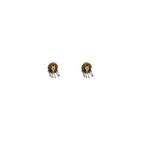 Versace Medusa Clip-On Drop Earrings — Gold