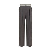 Versace Wool Mohair Pants — Gray