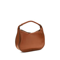 Chloé Marcie Leather Shoulder Bag — Brown