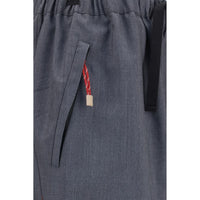Prada Wool-Mohair Wide-Leg Pants — Gray