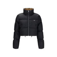 Prada Re-Nylon Down Jacket — Black