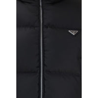 Prada Re-Nylon Down Jacket — Black