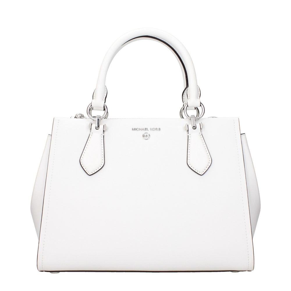 Michael Kors White Leather Handbag